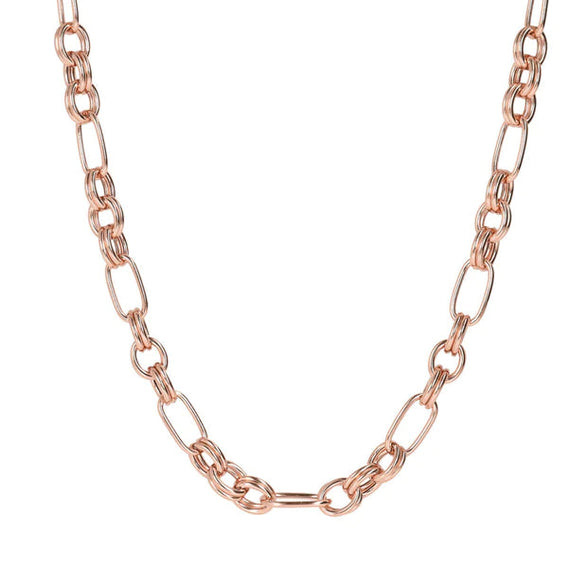 Alternate Oval Chain Necklace - BRONZALEUR NECKLACE ALL