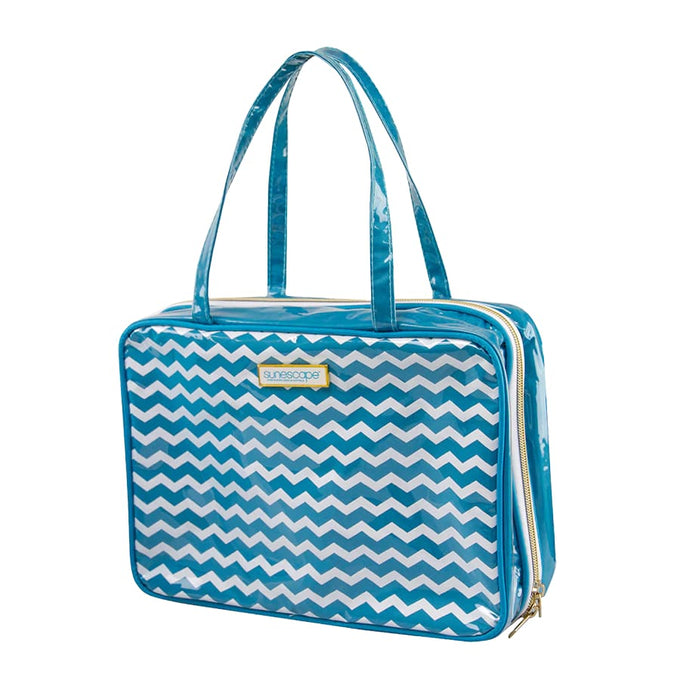 Chevron Cosmetic Bag - Tanning Products TANNING COSMOS