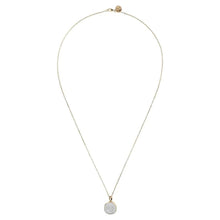 Load image into Gallery viewer, Golden Cubic Zirconia Round Necklace - WSBZ01041Y.Y -
