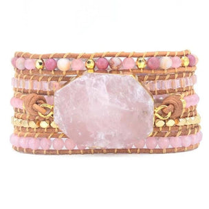 Golden Rose Quartz Bracelet - BRACELET Bracelets