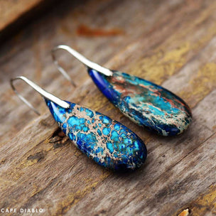 Intense Ocean Energy Earrings - EARINGS ALL