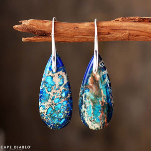 Intense Ocean Energy Earrings - EARINGS ALL