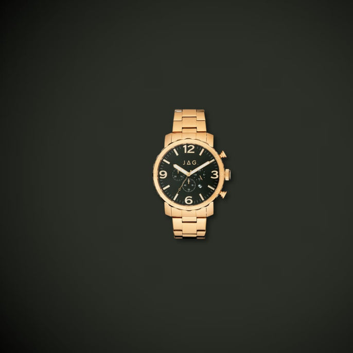 Jag J2653A Flynn Gold Tone Mens Watch - JAG WATCHES