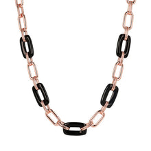 Load image into Gallery viewer, Mesh Necklace with Natural Stone Details - BRONZALEUR
