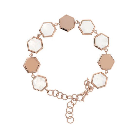 Multi Hexagonal Bracelet - NECKLACE ALL NECKLACES