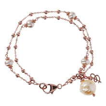 Load image into Gallery viewer, Pearl Rosary Bracelet - NECKLACE ALL NECKLACES
