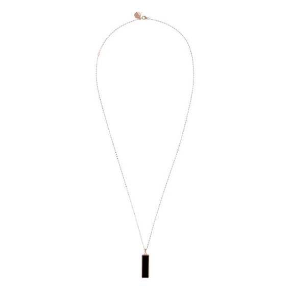 Rectangular Pendant Necklace - BRONZALEUR NECKLACE ALL