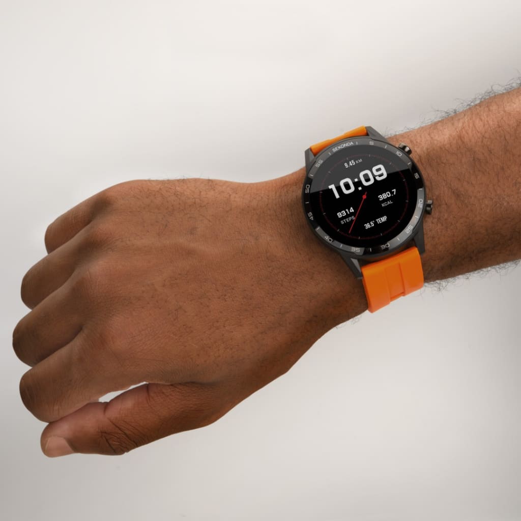 Sekonda Active Smartwatch | ORGANGE Case & ORANGE Silicone