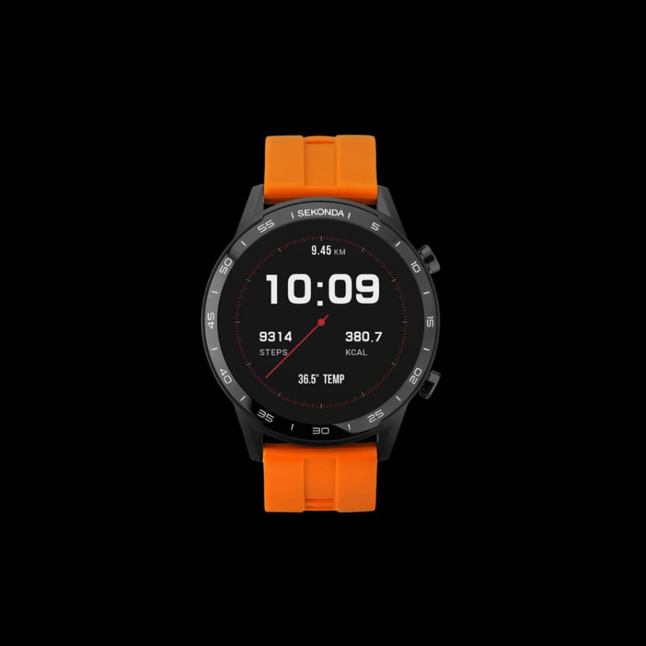 Sekonda Active Smartwatch | ORGANGE Case & ORANGE Silicone