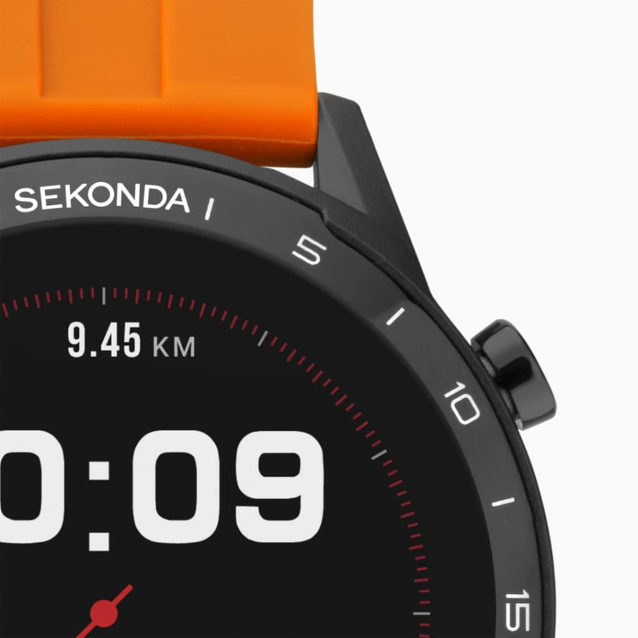 Sekonda Active Smartwatch | ORGANGE Case & ORANGE Silicone