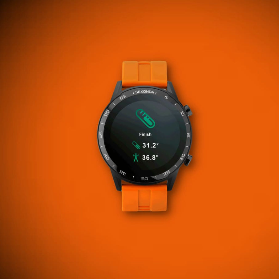 Sekonda Active Smartwatch | ORGANGE Case & ORANGE Silicone