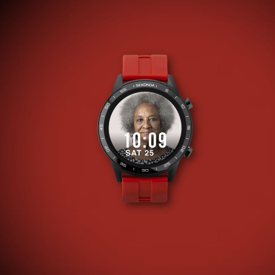 Sekonda Active Smartwatch | RED Case & Silicone Strap | 1910