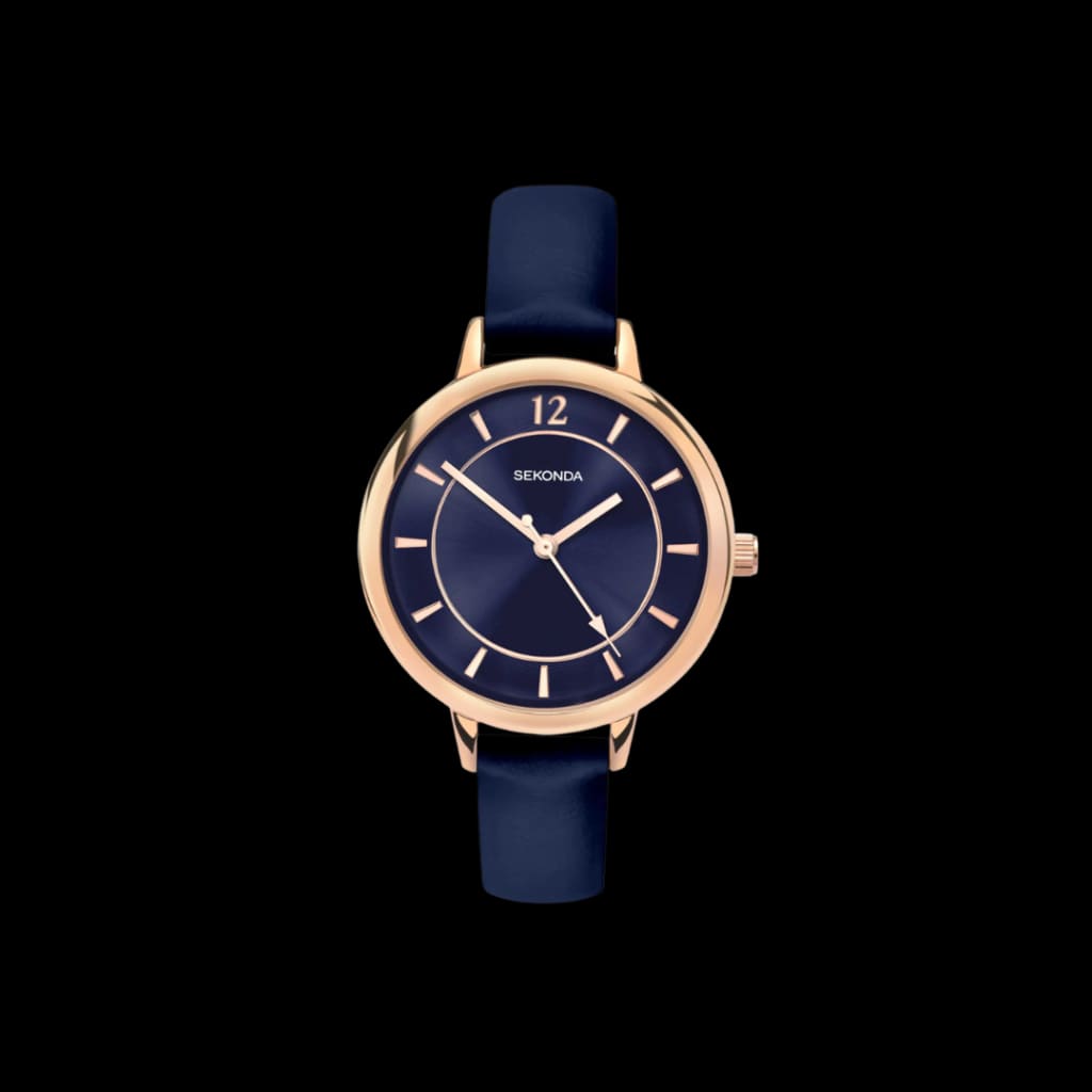 SEKONDA EDITIONS DARK BLUE STRAP WOMEN’S WATCH - Watches