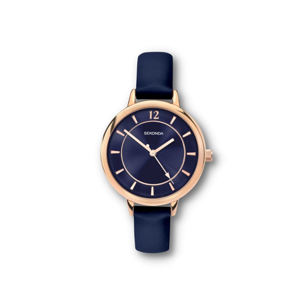 SEKONDA EDITIONS DARK BLUE STRAP WOMEN’S WATCH - Watches