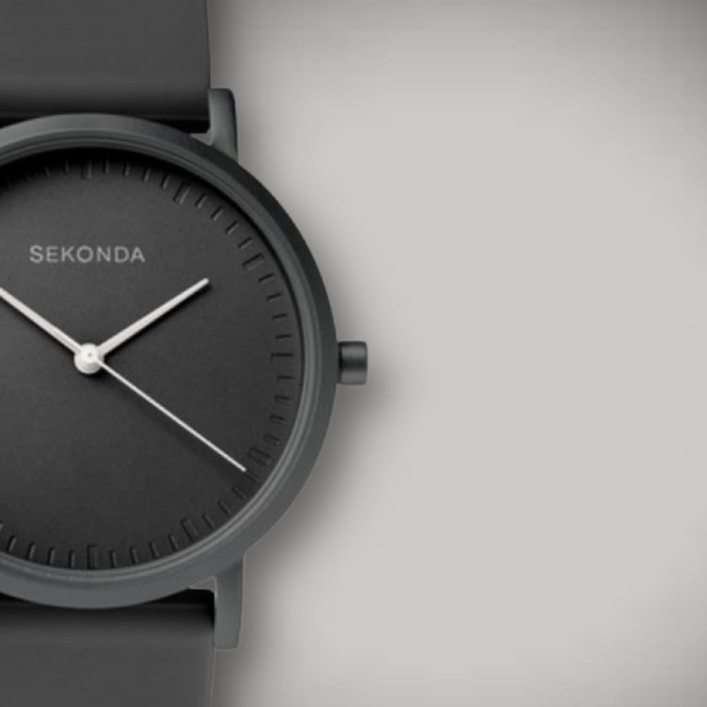 Sekonda Palette Ladies Watch | Black Case & Silicone Strap