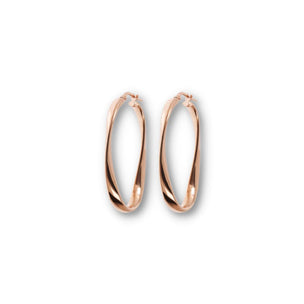 Shiny Twisted Hoop Earrings - Jewelry ALL EARINGS