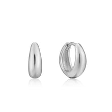 Load image into Gallery viewer, Silver Luxe Hoop Earrings - ALL EARINGS
