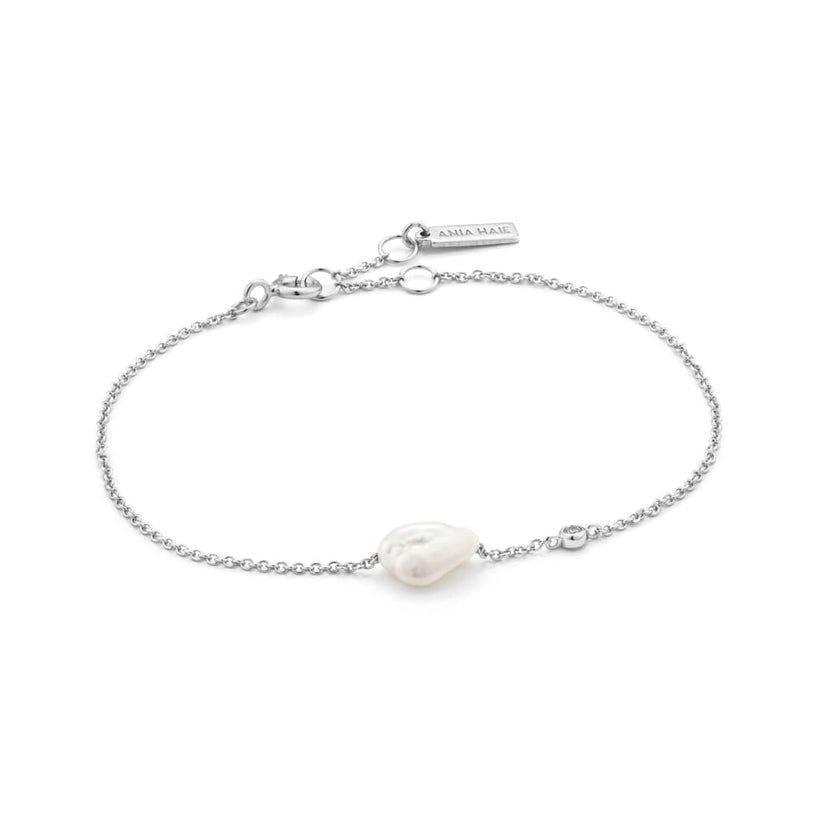 Silver Pearl Bracelet - ANIA HAE JEWELLERY