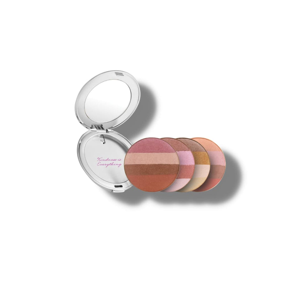 Silver Refillable Compact - Face Makeup ALL BRONZER MAKEUP