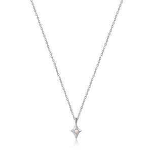 Silver Star Kyoto Opal Pendant Necklace - NECKLACE ANIA HAE