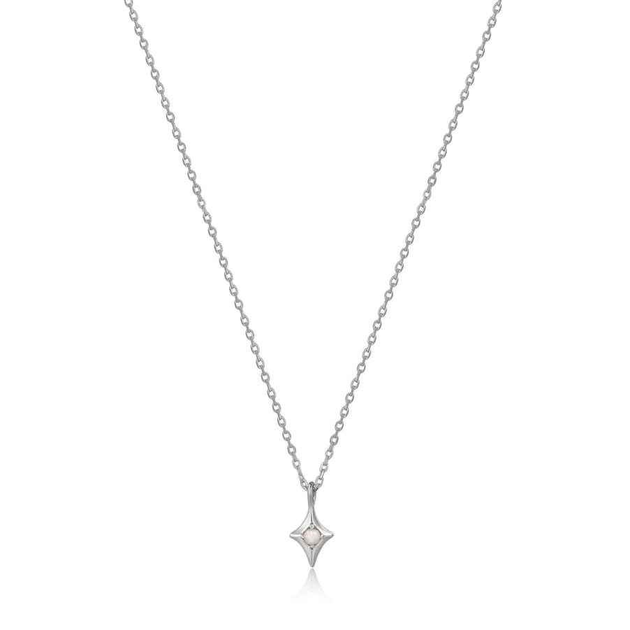 Silver Star Kyoto Opal Pendant Necklace - NECKLACE ANIA HAE