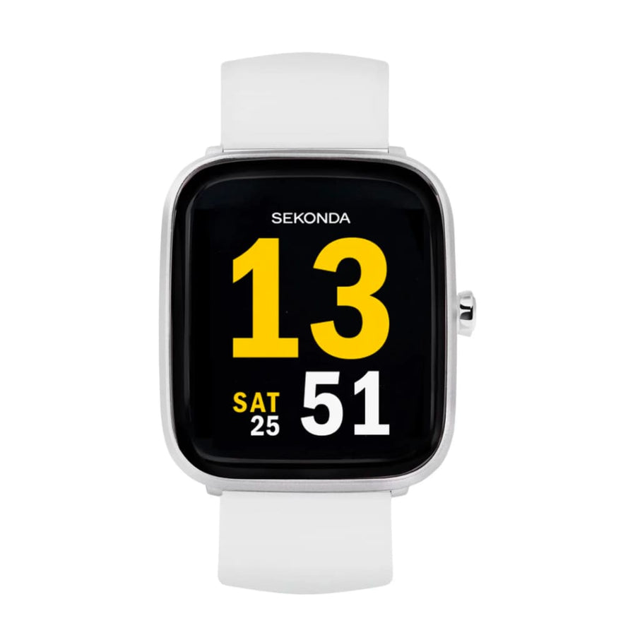 SMART Sekonda Motion Smart Watch | Silver Case & White