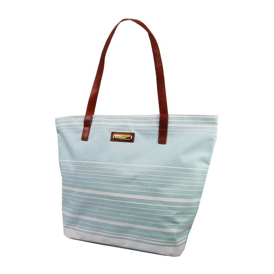 Striped Beach Tote - Tanning Products TANNING COSMOS